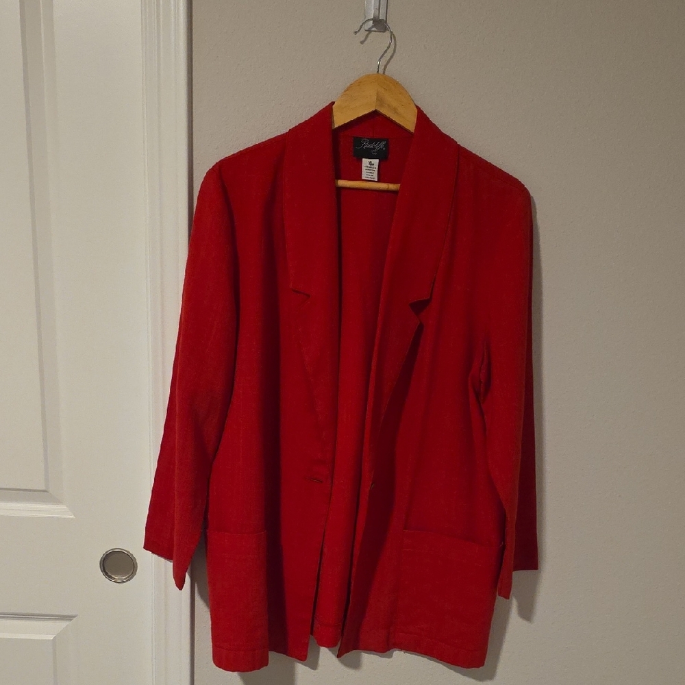 Radcliffe Red Women's Jacket Vintage